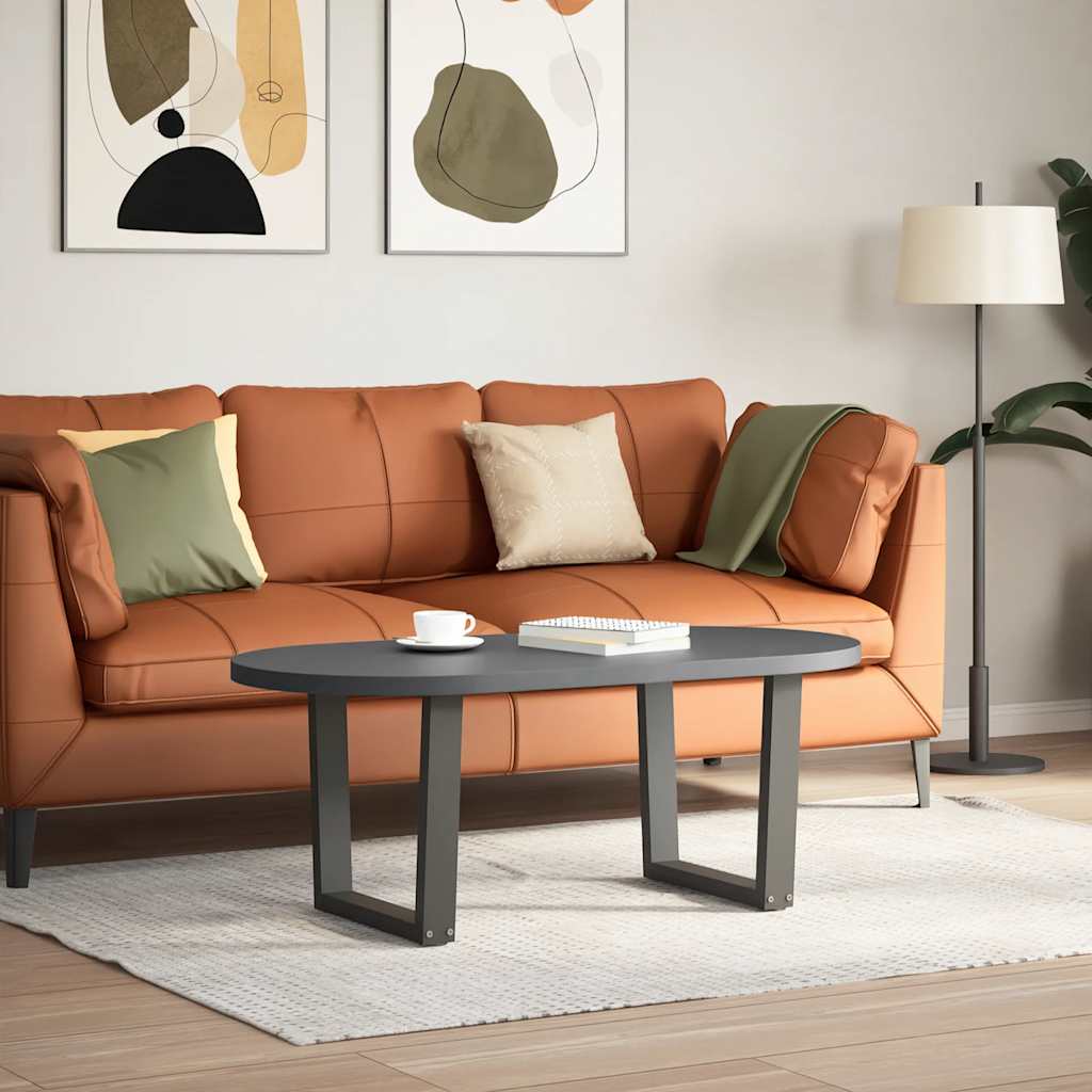 Couchtischbeine V-Form 2 Stück Schwarz 30x(30-31,3) cm Stahl