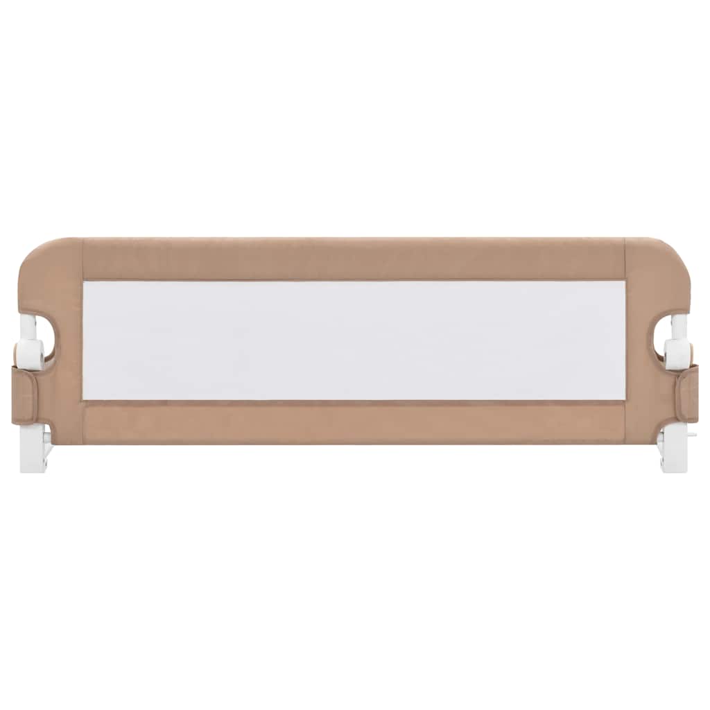 Kleinkind-Bettschutzgitter Taupe 102x42 cm Polyester