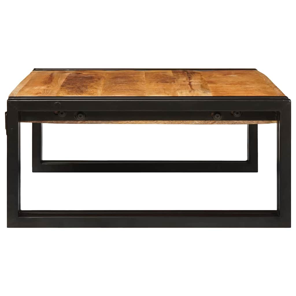 Badregal für Braun 40 x 50 x 23 cm Massives rohes Mangoholz