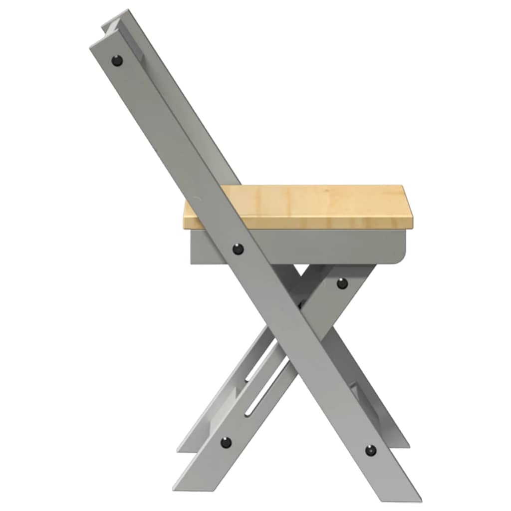 Esszimmerstühle Klappbar 4 Stk. Corona Wachsbraun Massivholz
