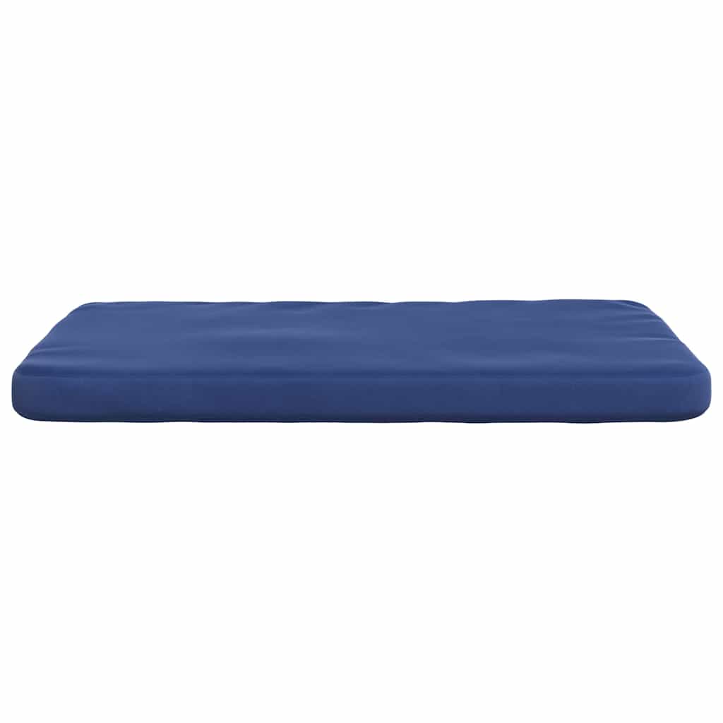 Sitzkissen 4 pcs Blau 40 x 40 x 3 cm Samt