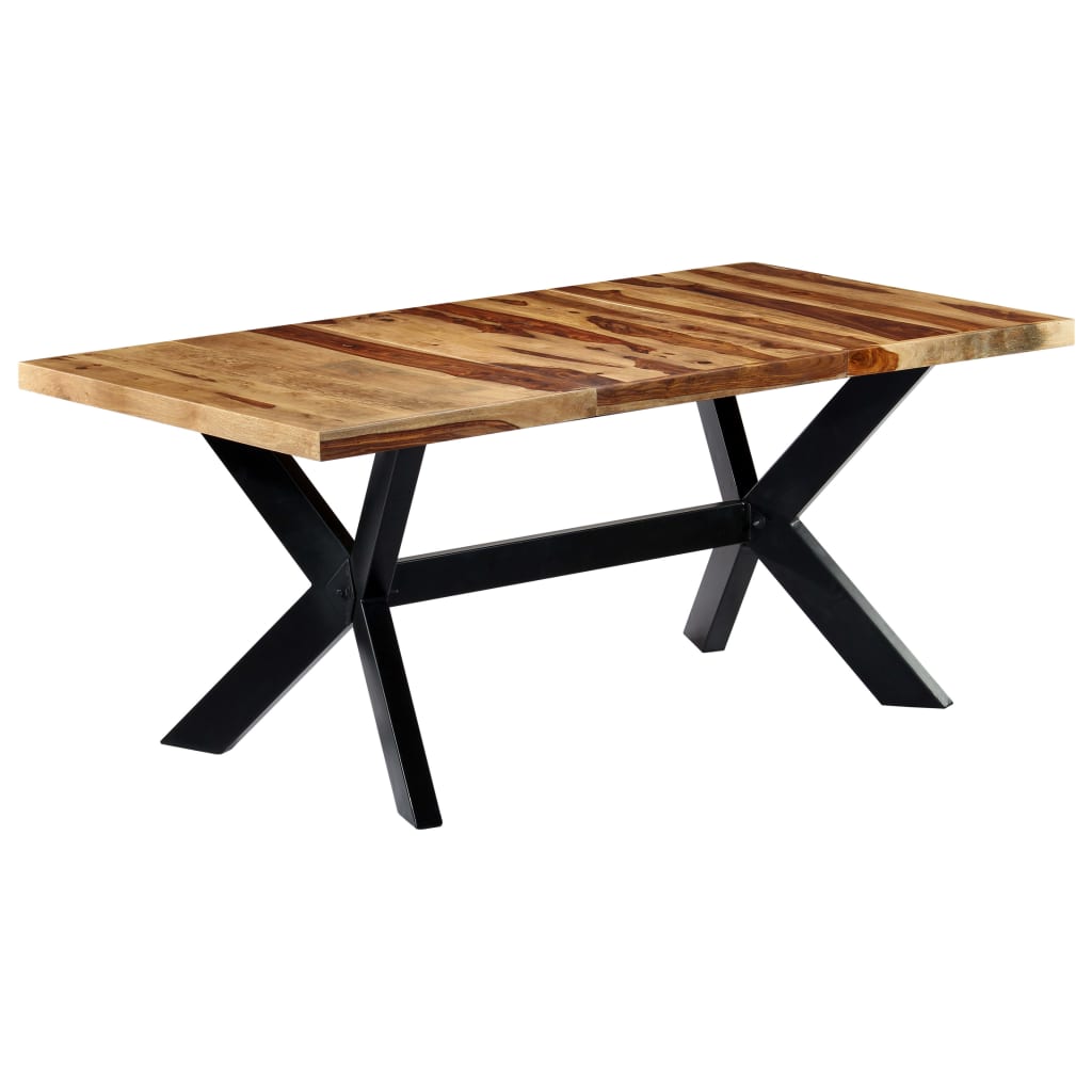 Esstisch Massivholz Mango und Stahlgestell 180 cm