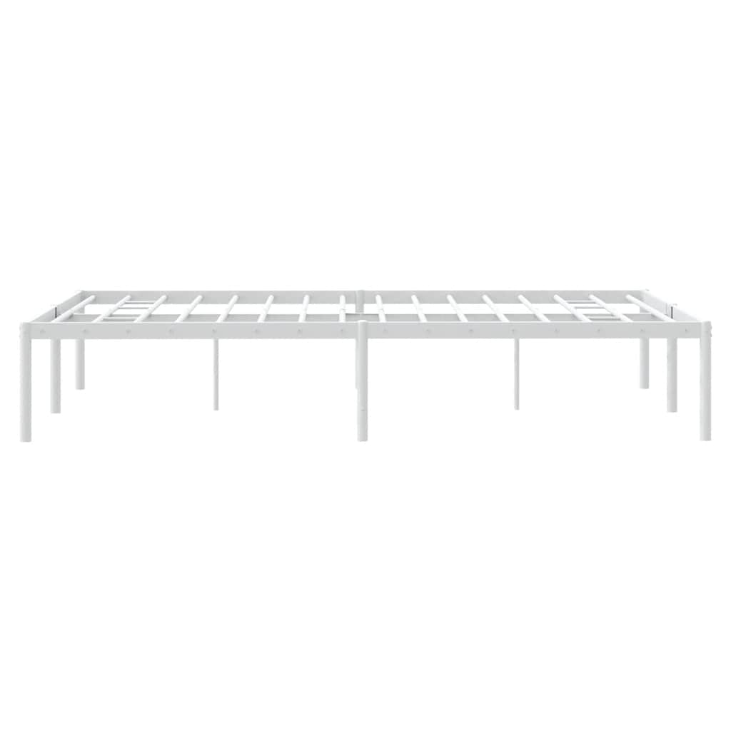 Bettgestell Metall Schwarz 75x190 cm