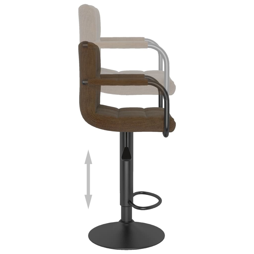 Barhocker Blau Stoff