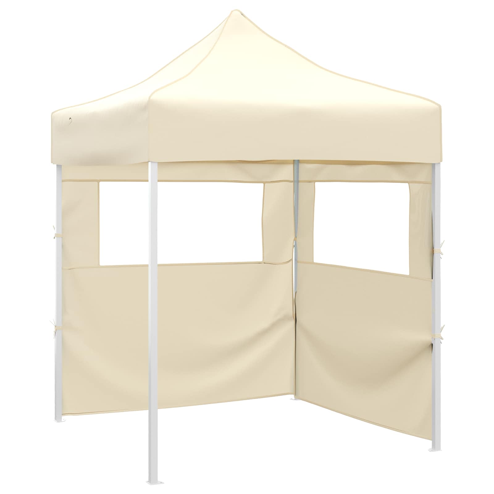 Partyzelt Faltbar Pop-Up Schwarz 200x200x306 cm
