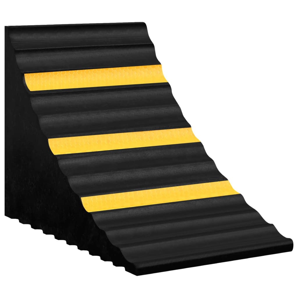 Unterlegkeile 4 Stk. 16x9x9 cm Gummi