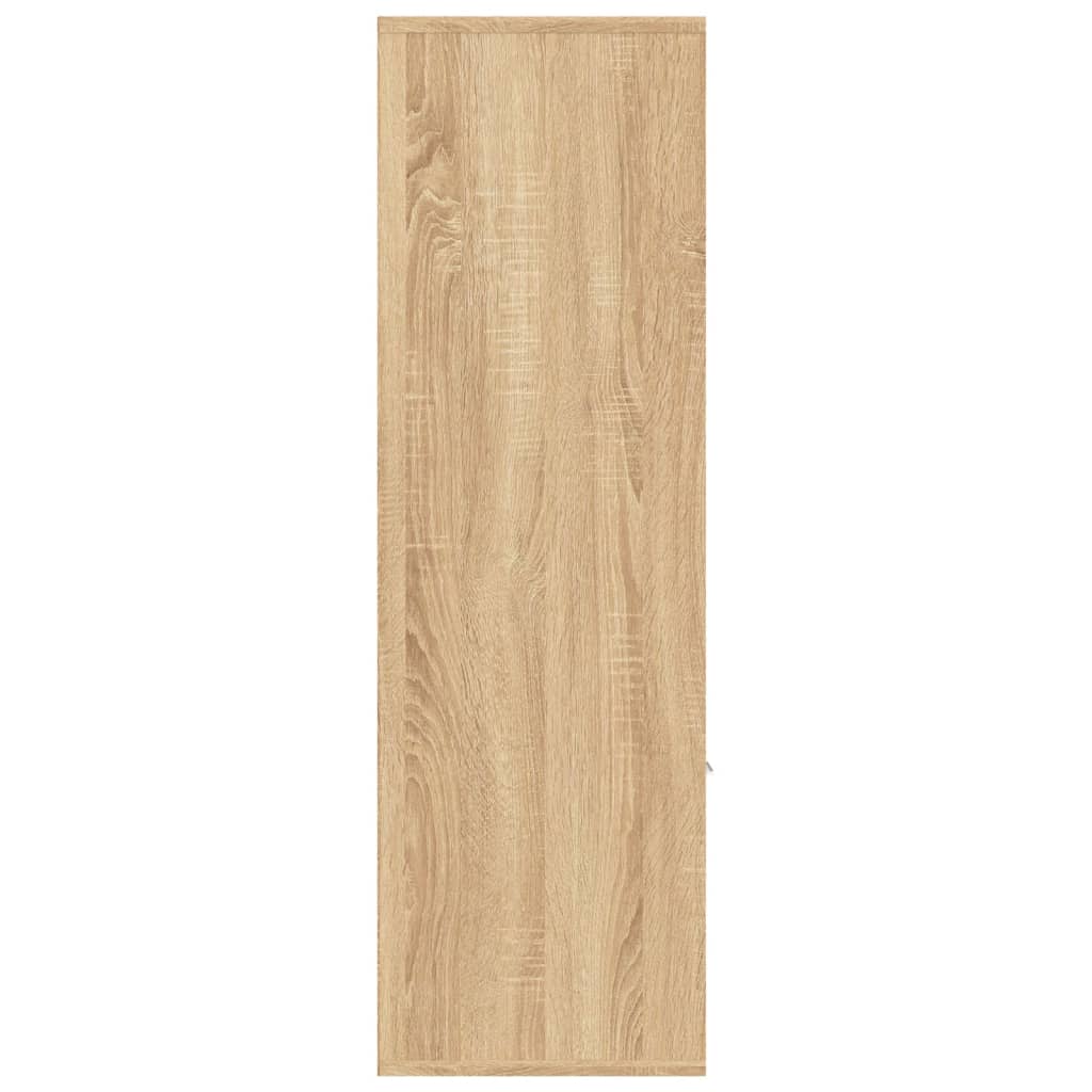 Bücherregal Weiß 98x30x98 cm Holzwerkstoff