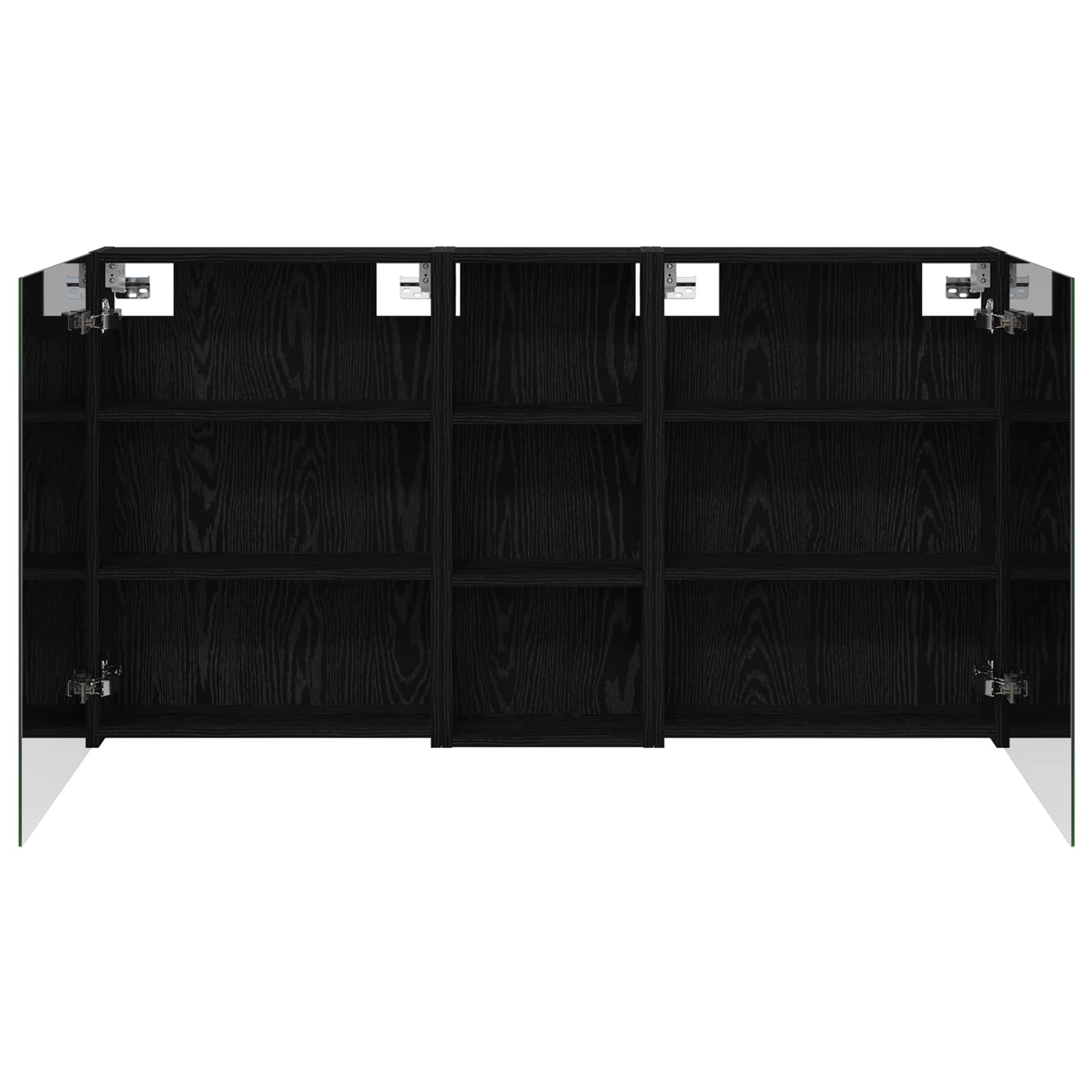 Badezimmerschrank-Set 3 pcs 80 x 10,5 x 50 cm Holzwerkstoff