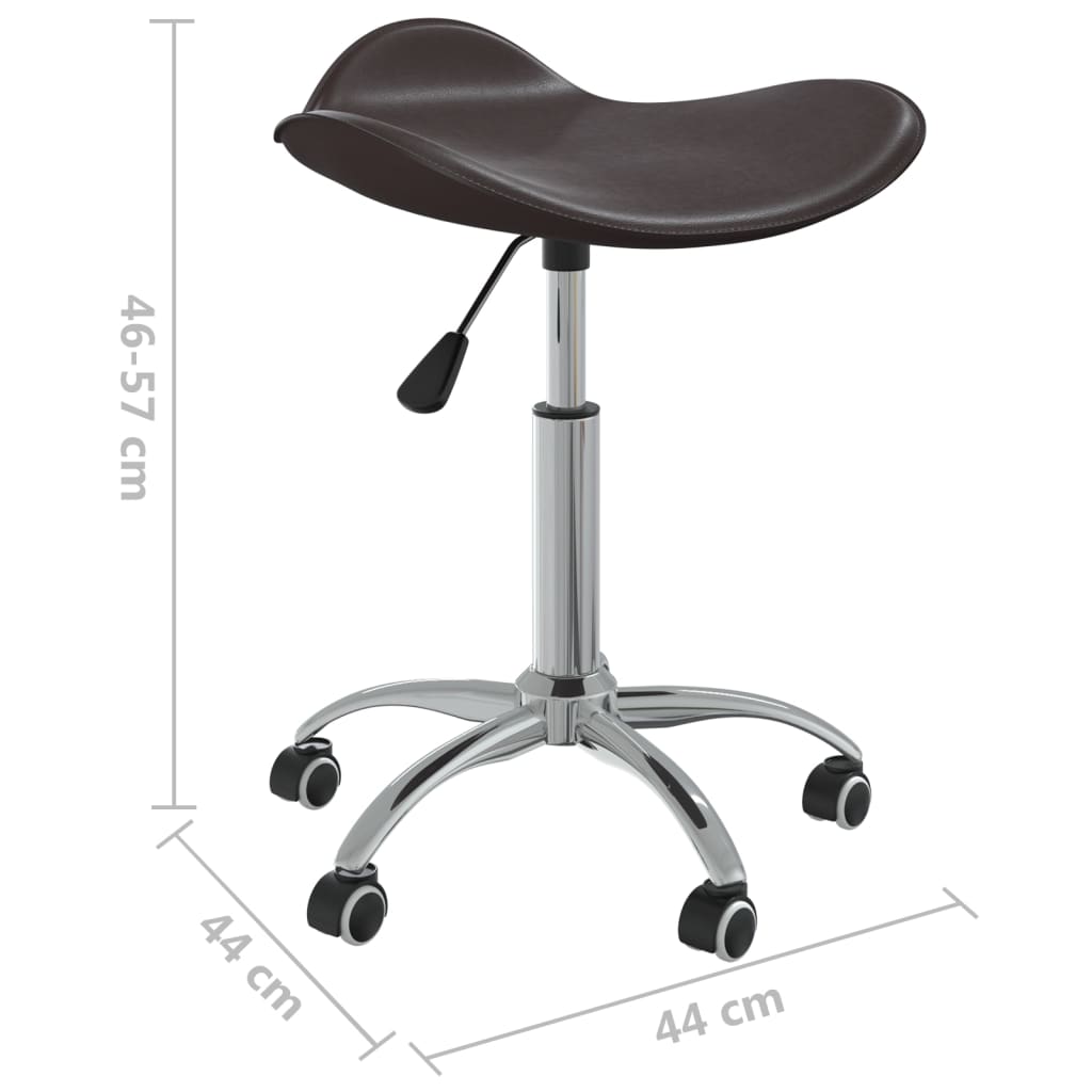 Bürostuhl Creme Kunstleder