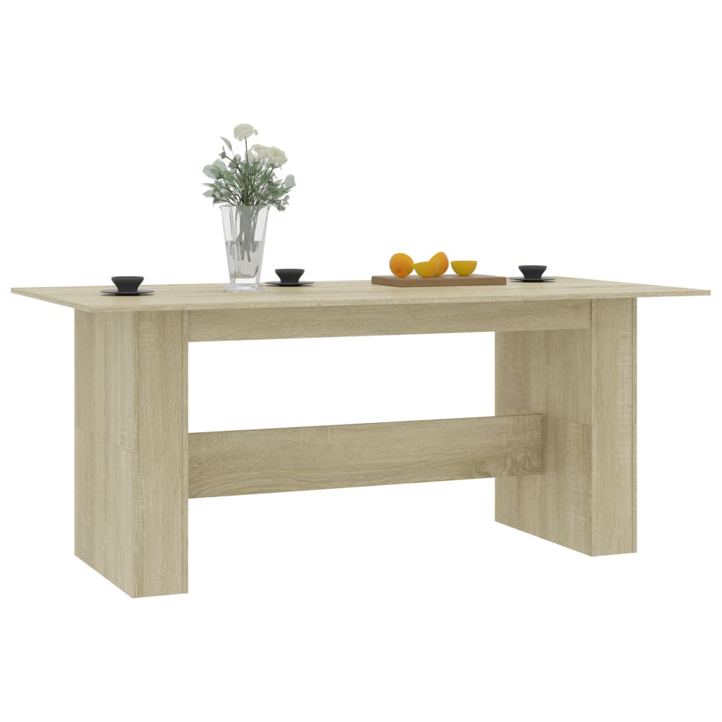 Esstisch Weiß 180x90x76 cm Holzwerkstoff