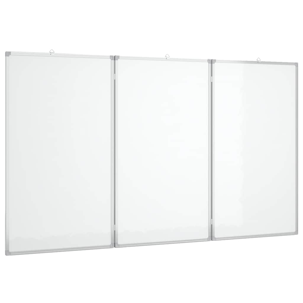 Magnetisches Whiteboard Klappbar 120x80x1,7 cm Aluminium