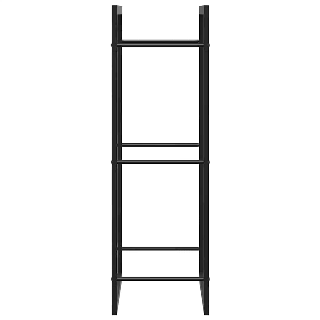 Brennholzregal 50x28x94 cm Edelstahl