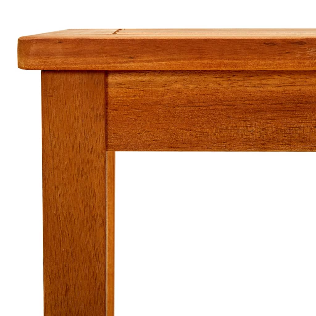 Couchtisch Helles Akazienholz 45 x 45 x 36 cm Massivholz Akazie