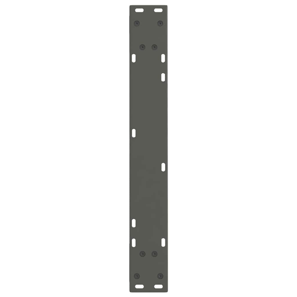 Couchtischbeine V-Form 2 Stück Schwarz 30x(30-31,3) cm Stahl