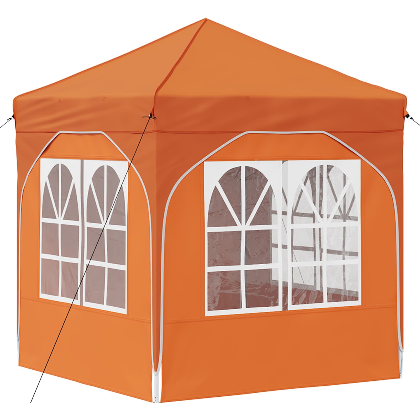 Pop-up Partyzelt 194 x 194 x 245 cm Creme