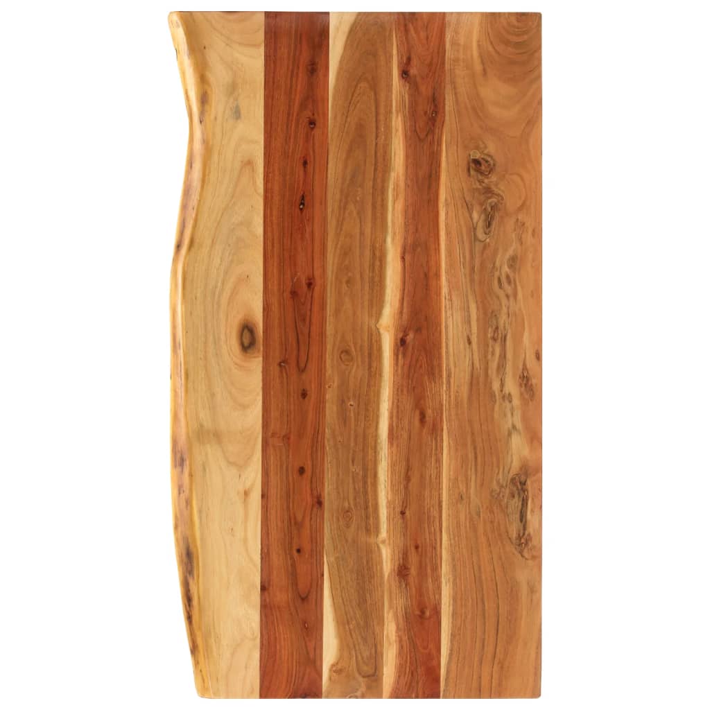 Badezimmer-Waschtischplatte Massivholz Akazie 100x52x2,5 cm