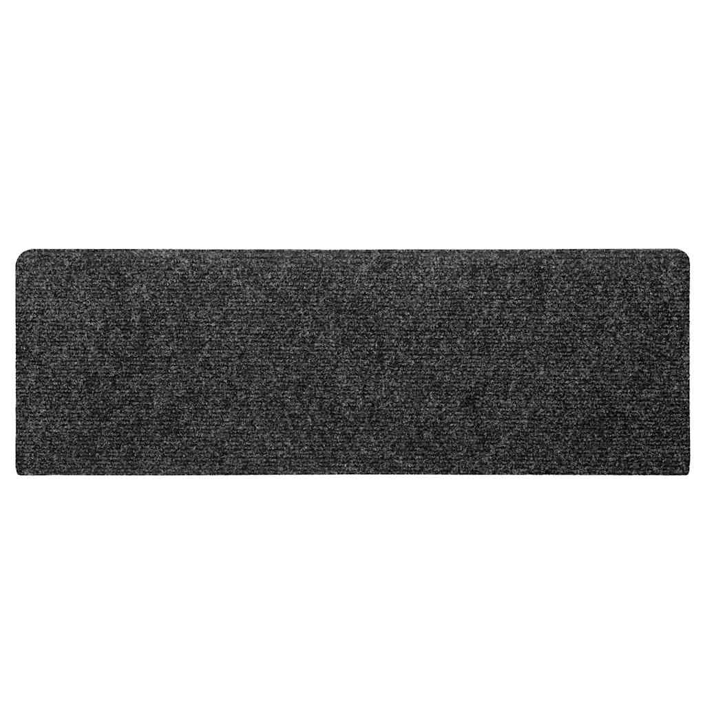 Stufenmatten Selbstklebend 15 Stk. 65x21x4 cm Hellbraun Rechteckiger Rand