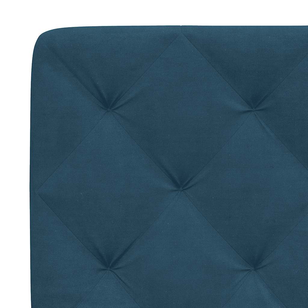 Bett mit Matratze Hellgrau 80x200 cm Samt