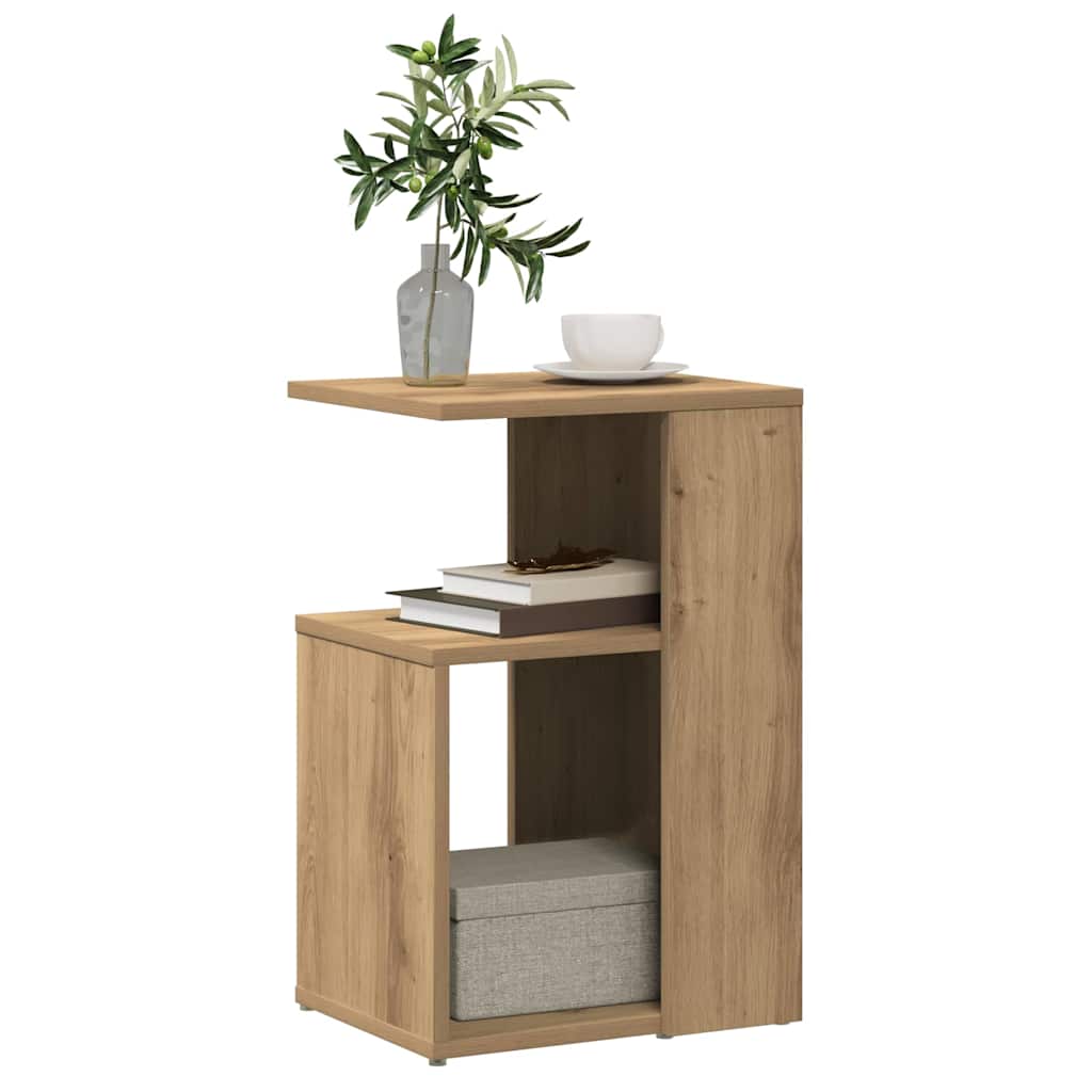 Beistelltisch Weiß 36x30x56 cm Holzwerkstoff