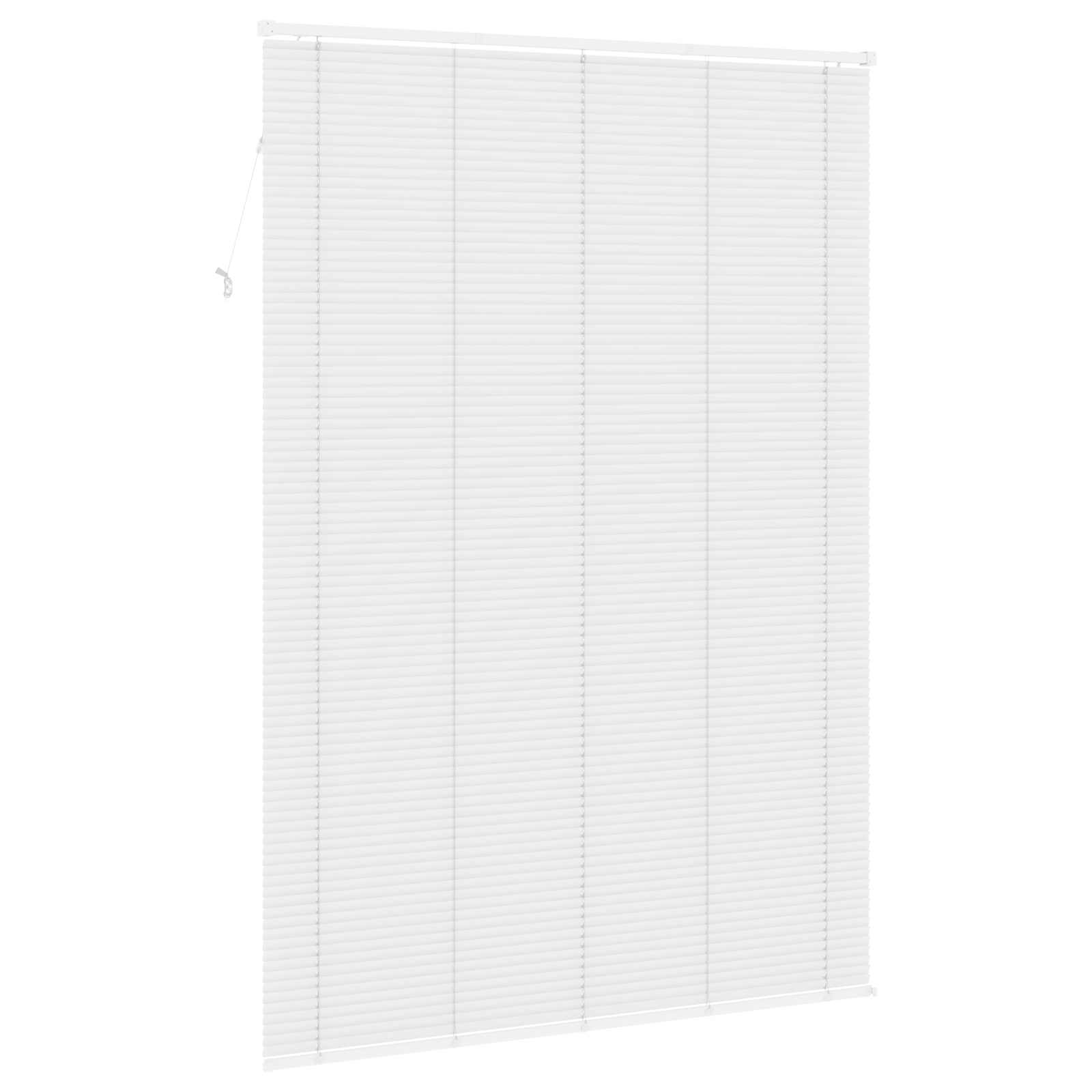 Jalousie Silber Grau 150 x 40 cm 25 mm PVC