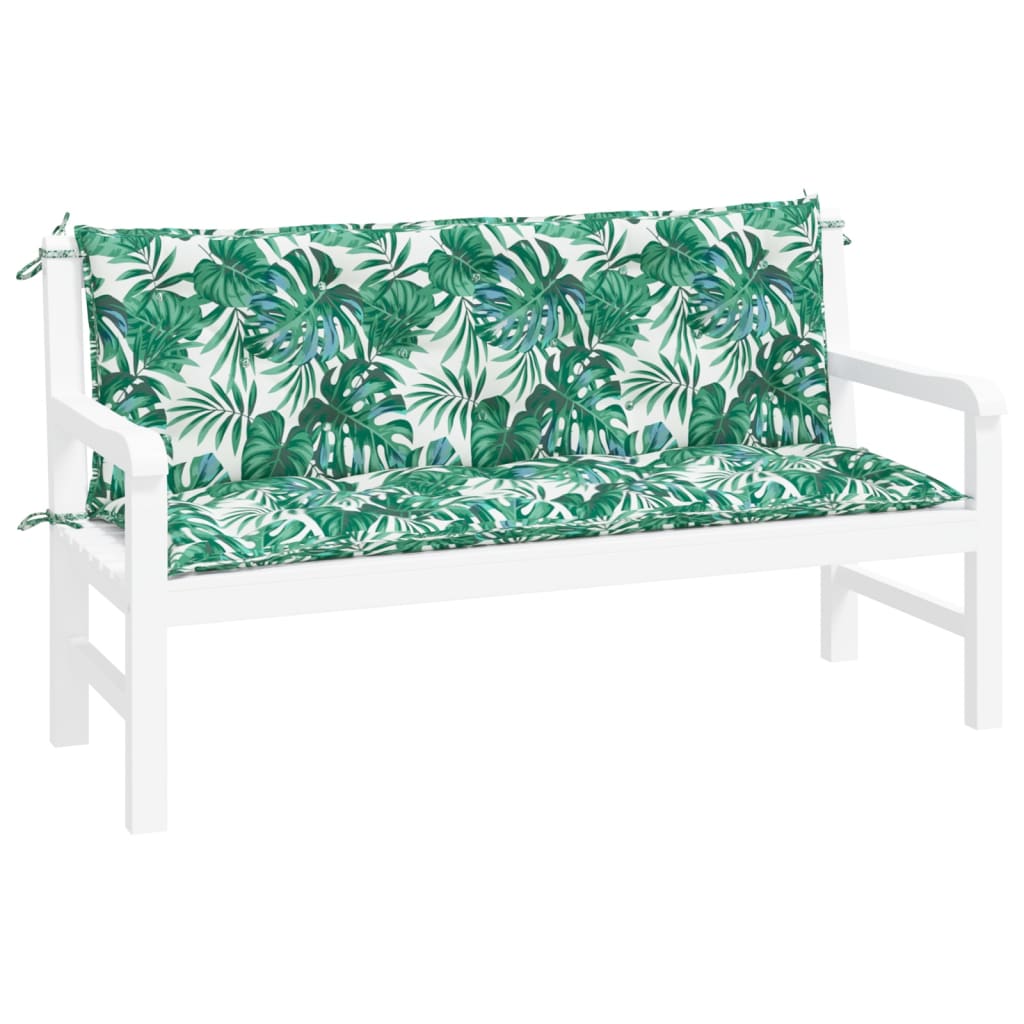 Gartenbank-Auflagen 2 Stk. Königsblau 100x50x7 cm Oxford-Gewebe