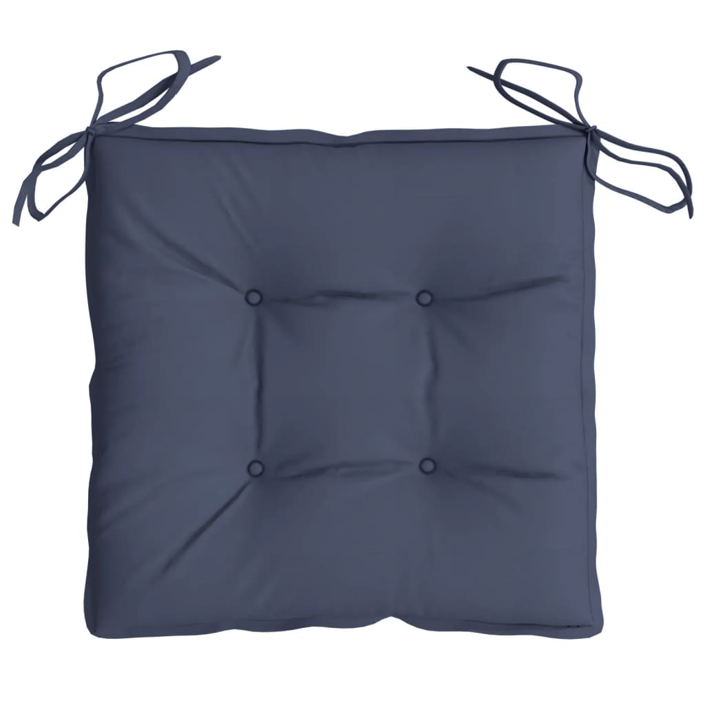 Stuhlkissen 4 Stk. Hellblau 40x40x7 cm Oxford-Gewebe