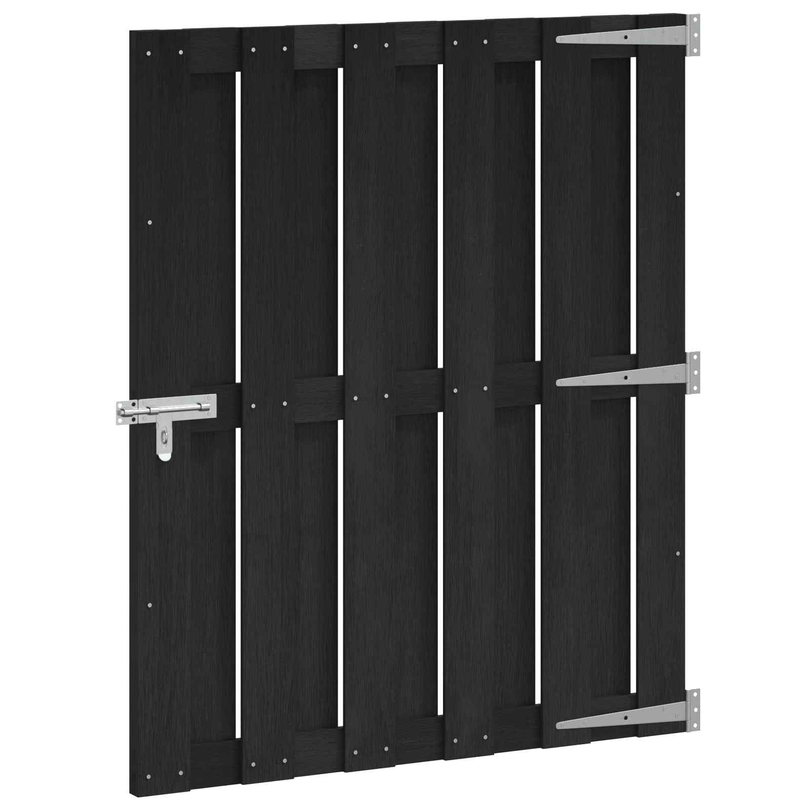 Gartentor WPC 100x112 cm Grau
