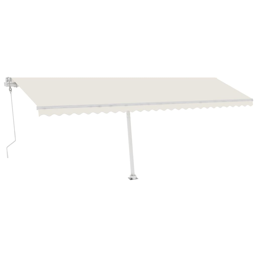 Stützen für Markisen Weiß 300x245 cm Eisen