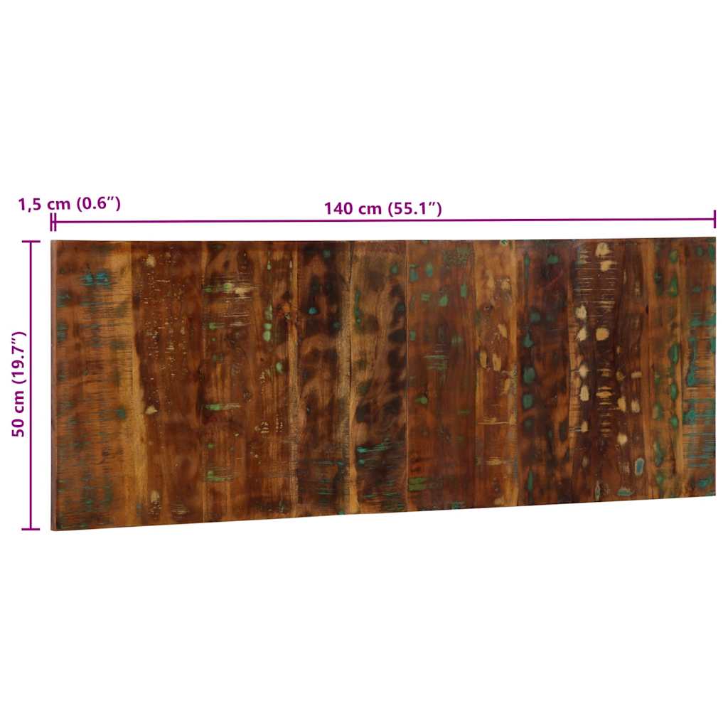 Kopfteil Mehrfarbig 160 cm Massivholz Altholz
