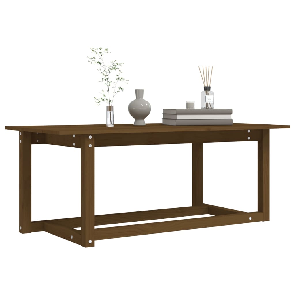Couchtisch 110x55x45 cm Massivholz Kiefer