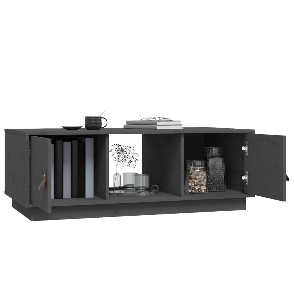 Couchtisch 100x50x35 cm Massivholz Kiefer