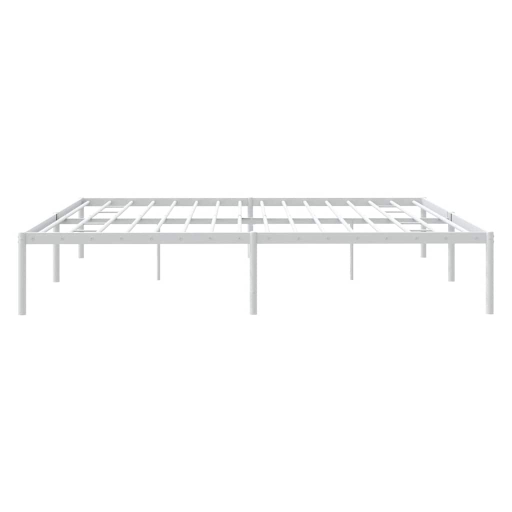 Bettgestell Metall Schwarz 75x190 cm
