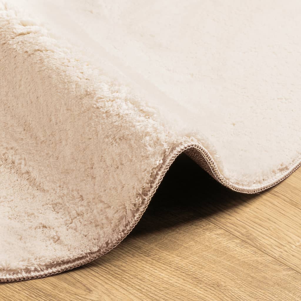 Teppich HUARTE Kurzflor Weich und Waschbar Anthrazit 60x110 cm