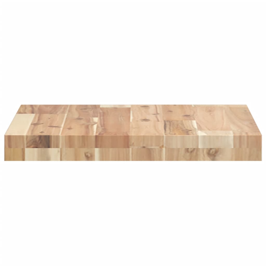Tischplatte Rund Ø40x2 cm Massivholz Akazie
