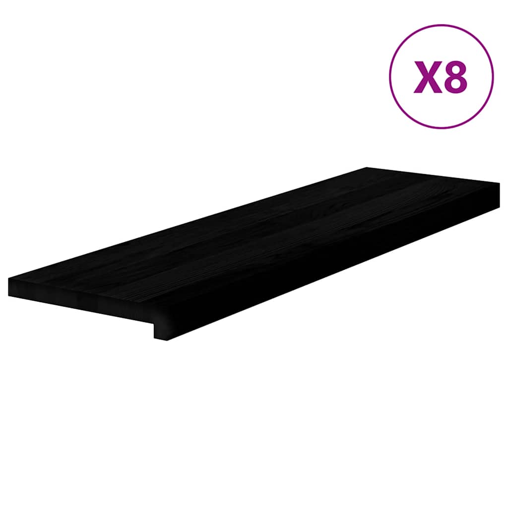 Treppenstufen 4 Stk. Unbehandelt 70x25x2 cm Massivholz Eiche