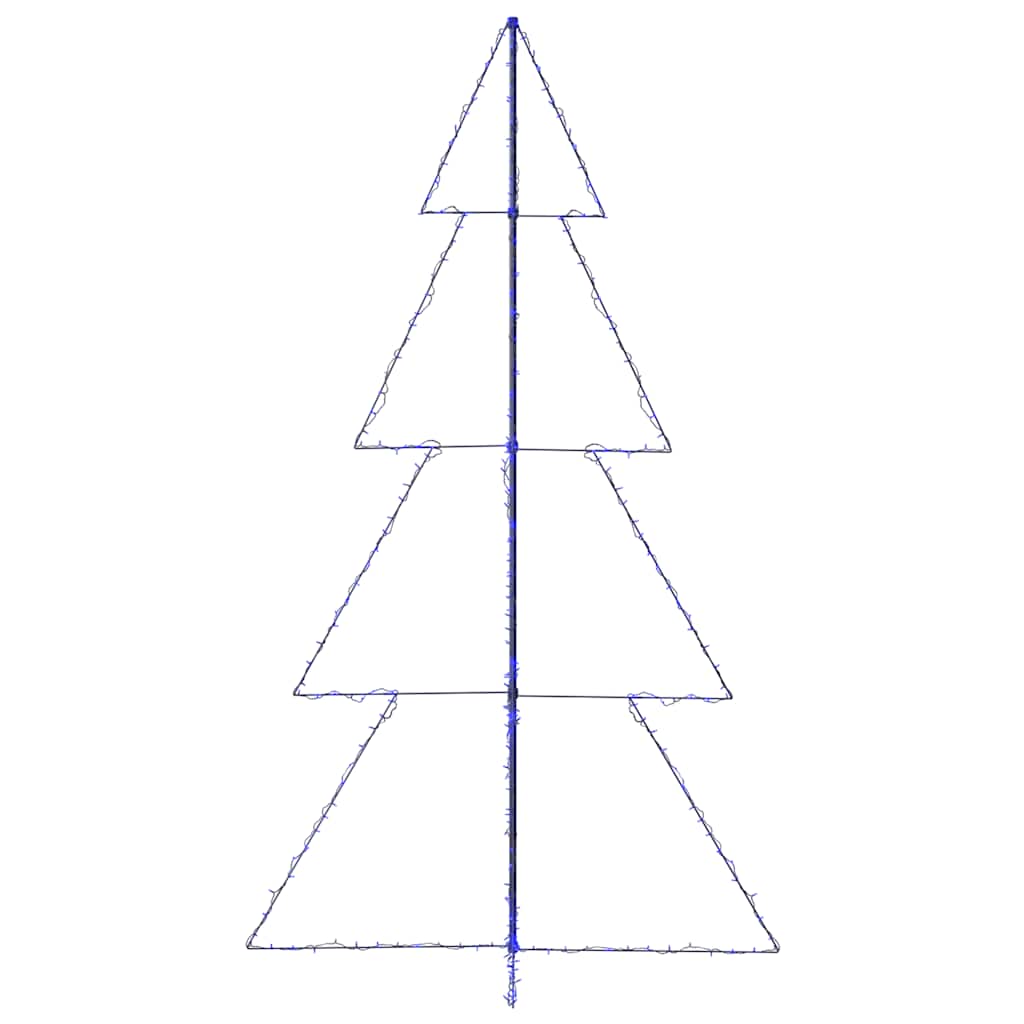Weihnachtsbaum in Kegelform 160 LEDs Indoor & Outdoor 78x120 cm