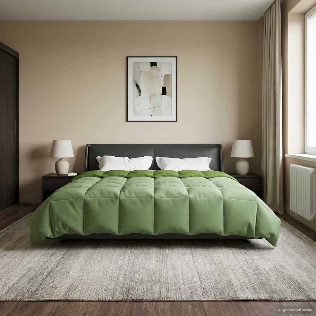 Sommerdecke Gesteppt Anthrazit 135 x 200 cm Mikrofaser