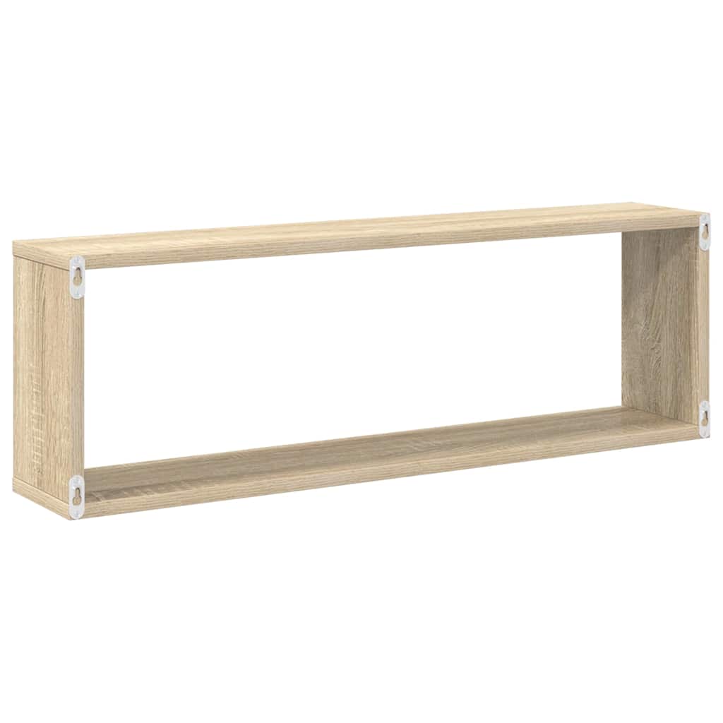 Würfelregale 2 Stk. Weiß 30x15x30 cm