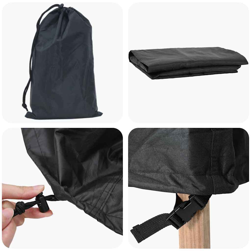 Möbelbezug Schwarz 60 x 60 x 45 cm 210D Oxford Stoff