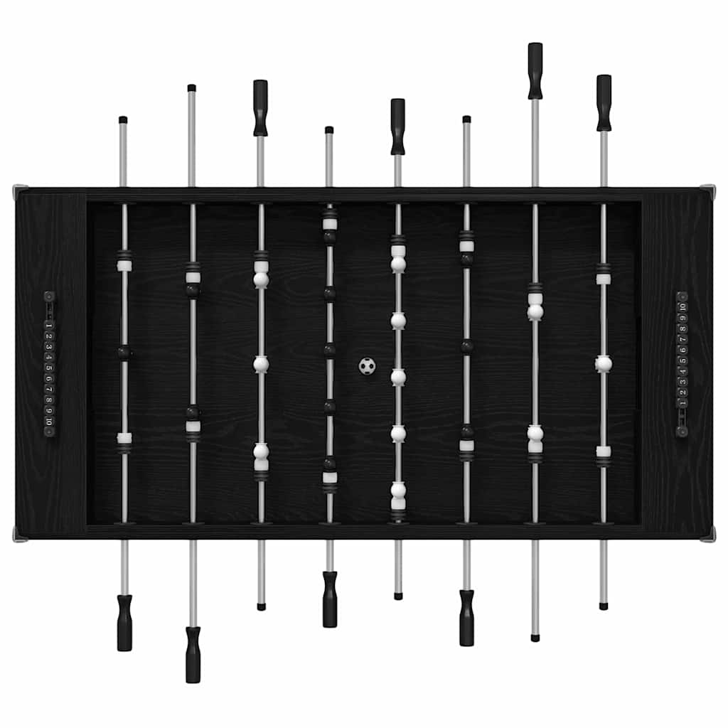 Tischfußballtisch Weiß 146,5 x 74 x 85 cm Holzwerkstoff
