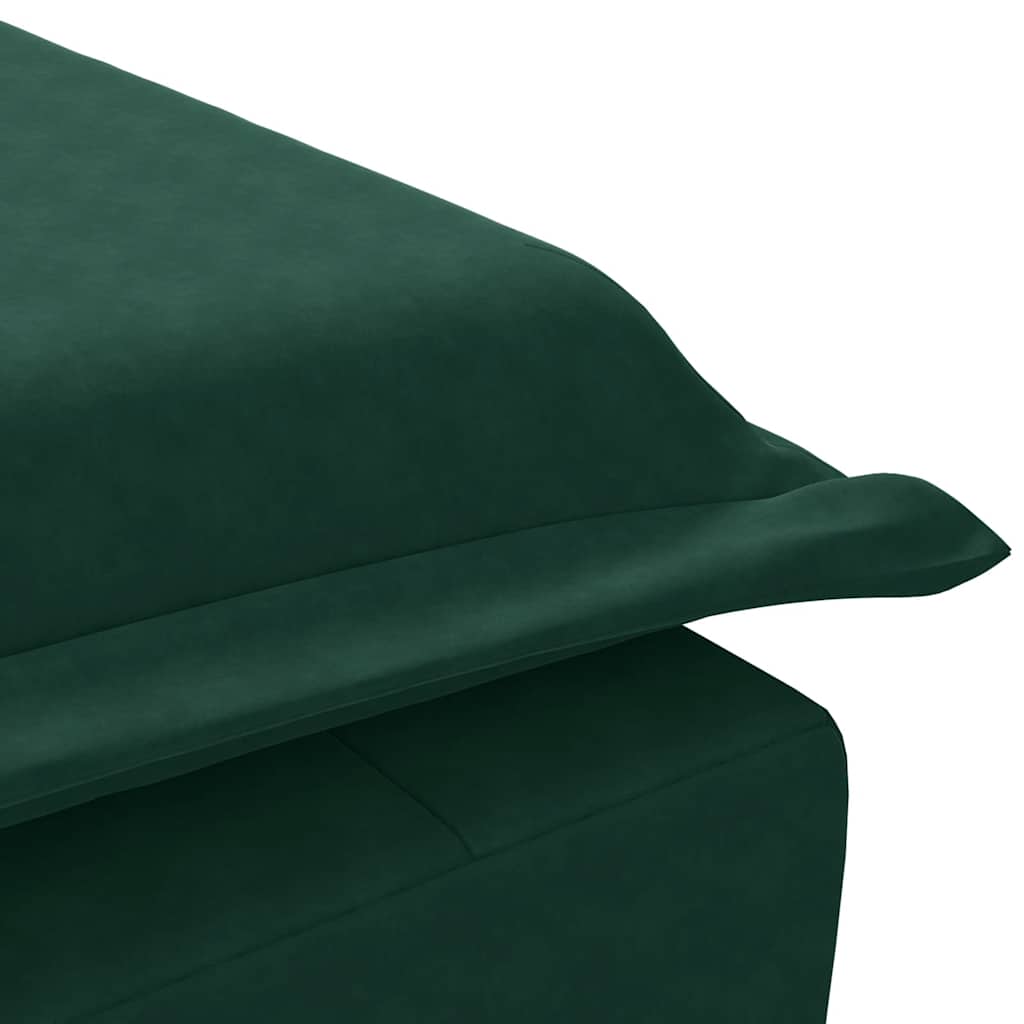 Massage-Chaiselongue mit Nackenrolle Hellgrau Samt