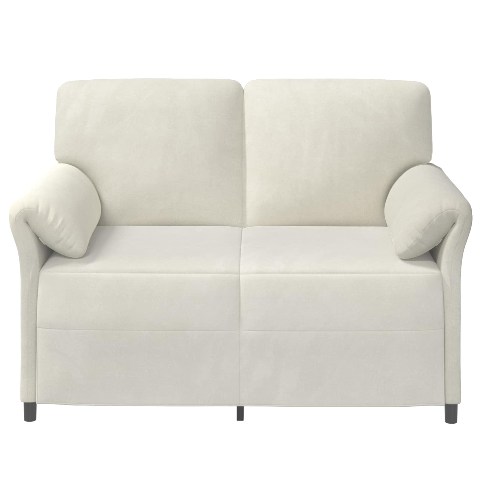 1-Sitzer Sofa Hellgrau 88 x 83 x 95 cm Samt