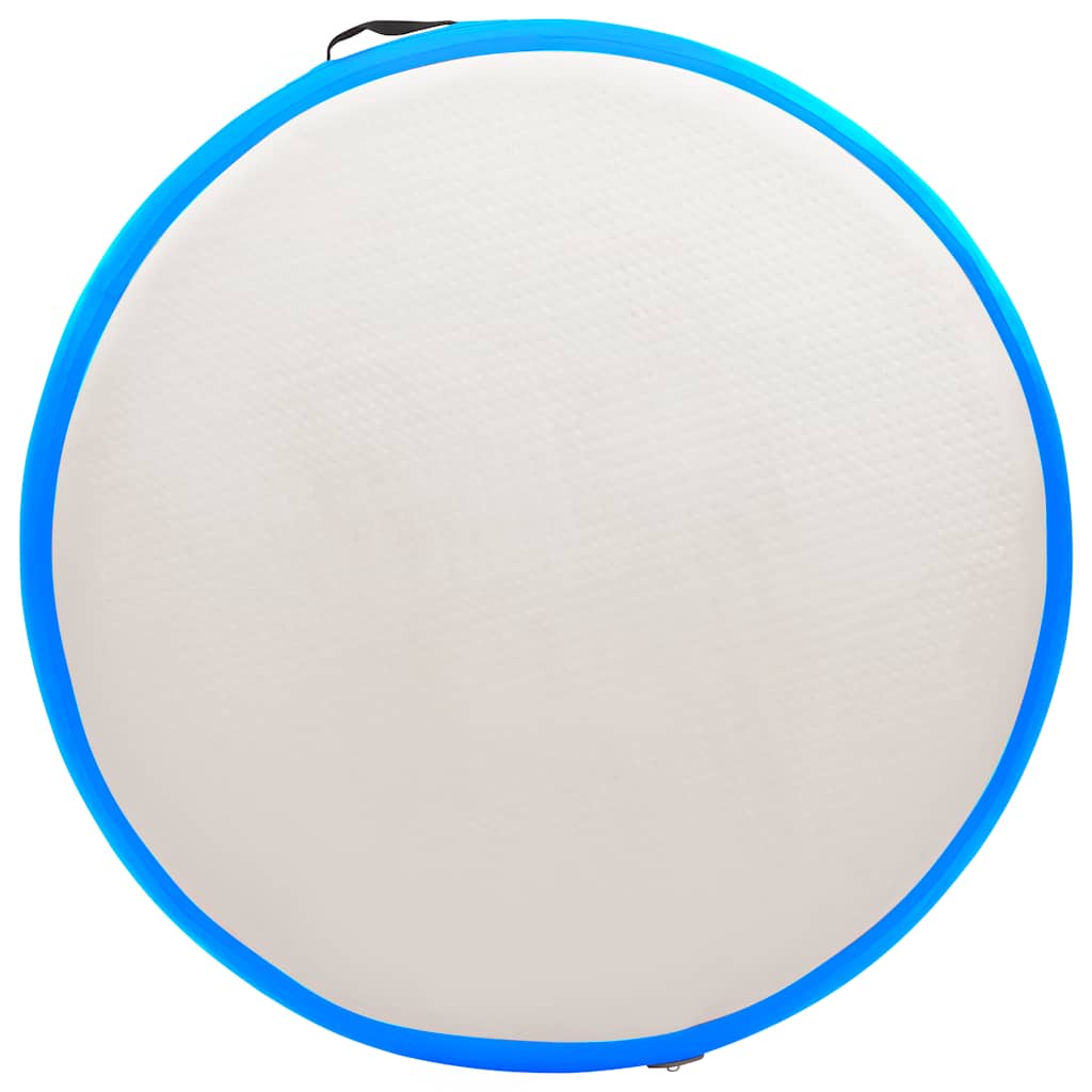 Aufblasbare Gymnastikmatte mit Pumpe 100x100x10 cm PVC Rosa
