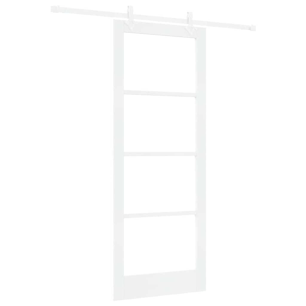 Schiebetür ORKDAL Natürlich und Schwarz 61 x 198,5 cm