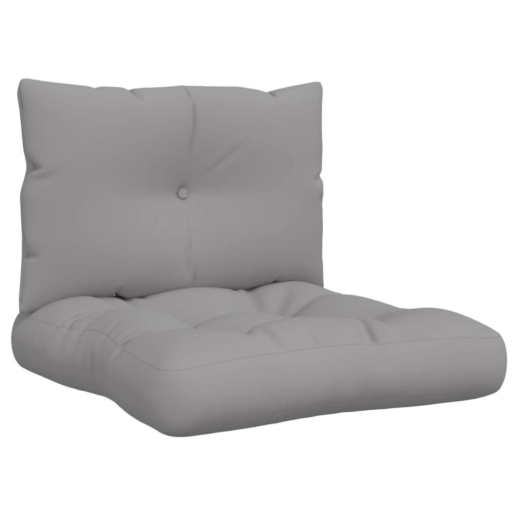 Palettenkissen Taupe 60x61,5x10 cm Stoff