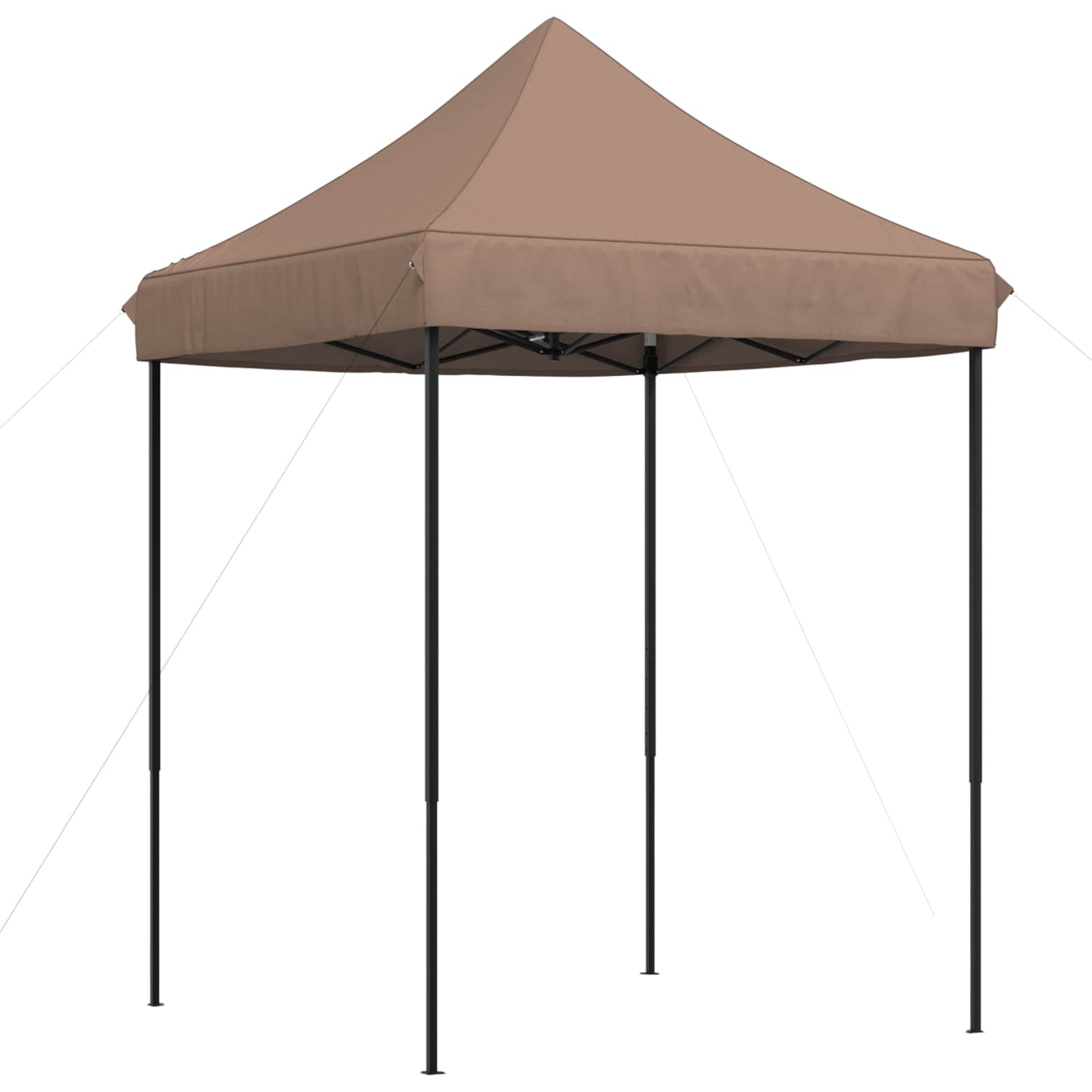 Partyzelt Faltbar Pop-Up Schwarz 200x200x306 cm