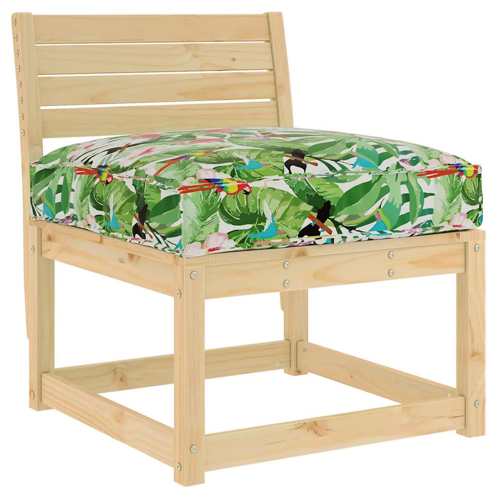 Kissen Anthrazit 70 x 70 x 12 cm Oxford-Stoff