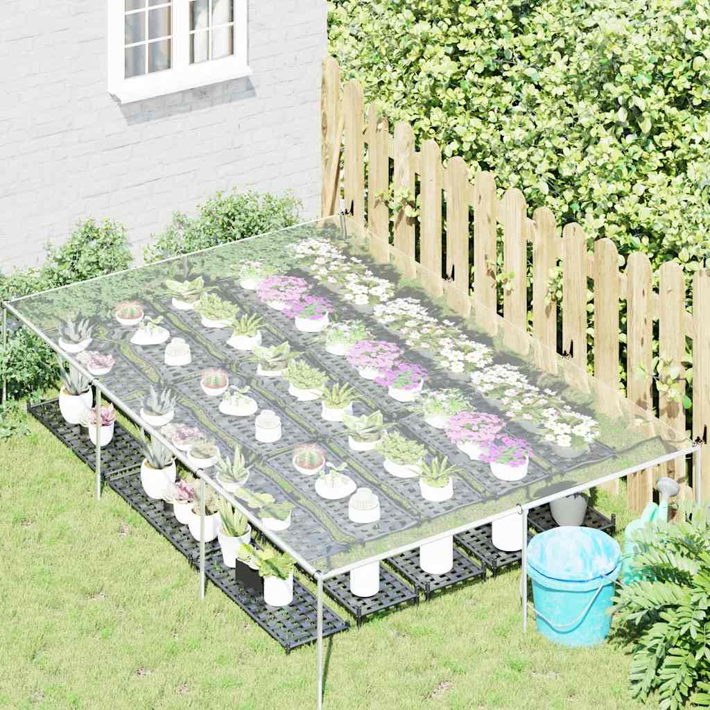 Transparente Plane mit Ösen 1x2 m PVC