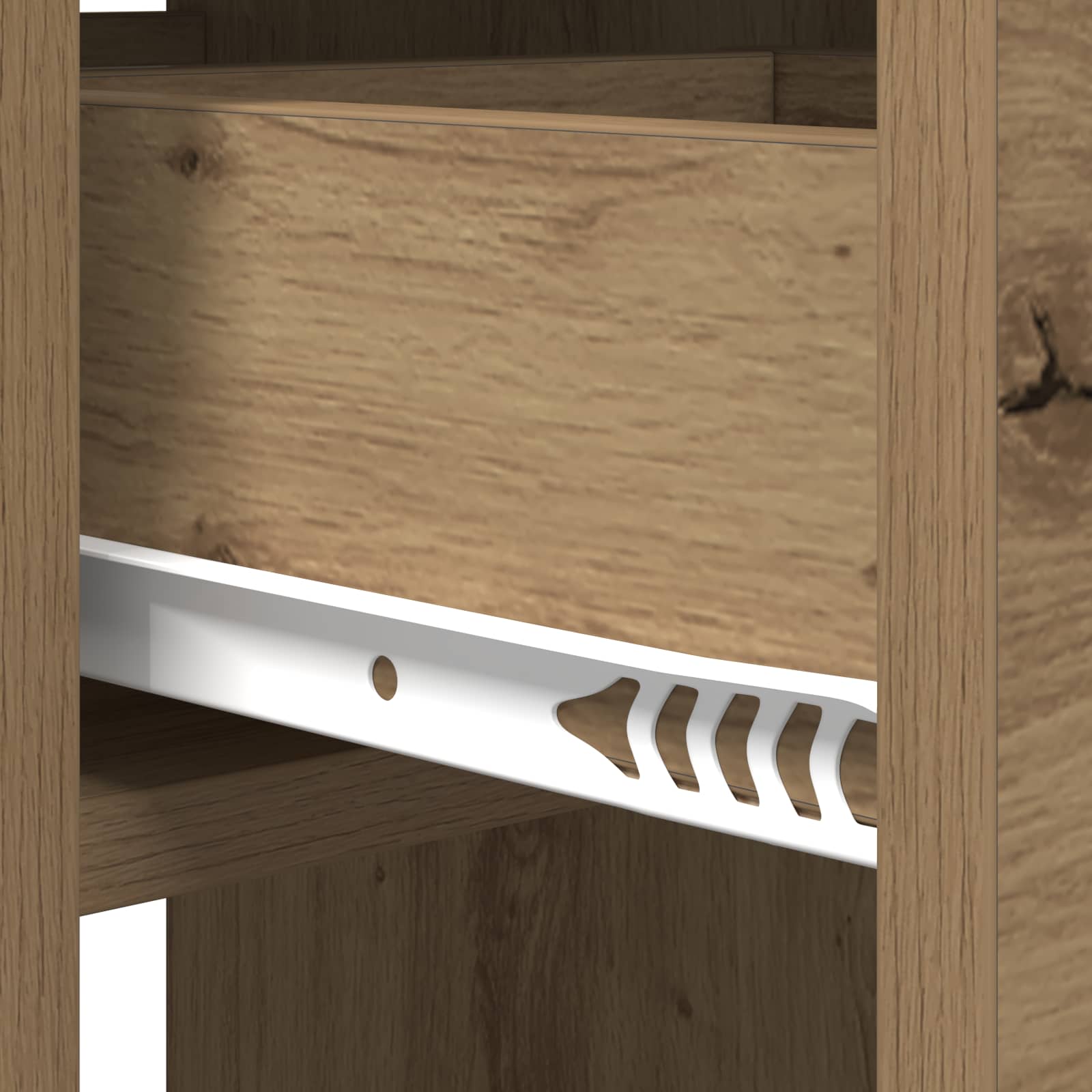 Esstisch 115 x 70 x 75 cm Holzwerkstoff Weiß Rechtwinklig