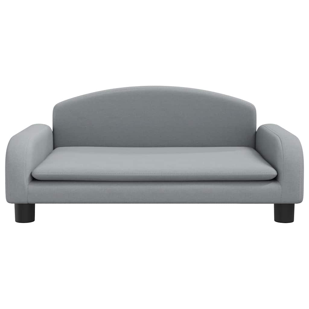 Kindersofa Creme 70x45x30 cm Stoff